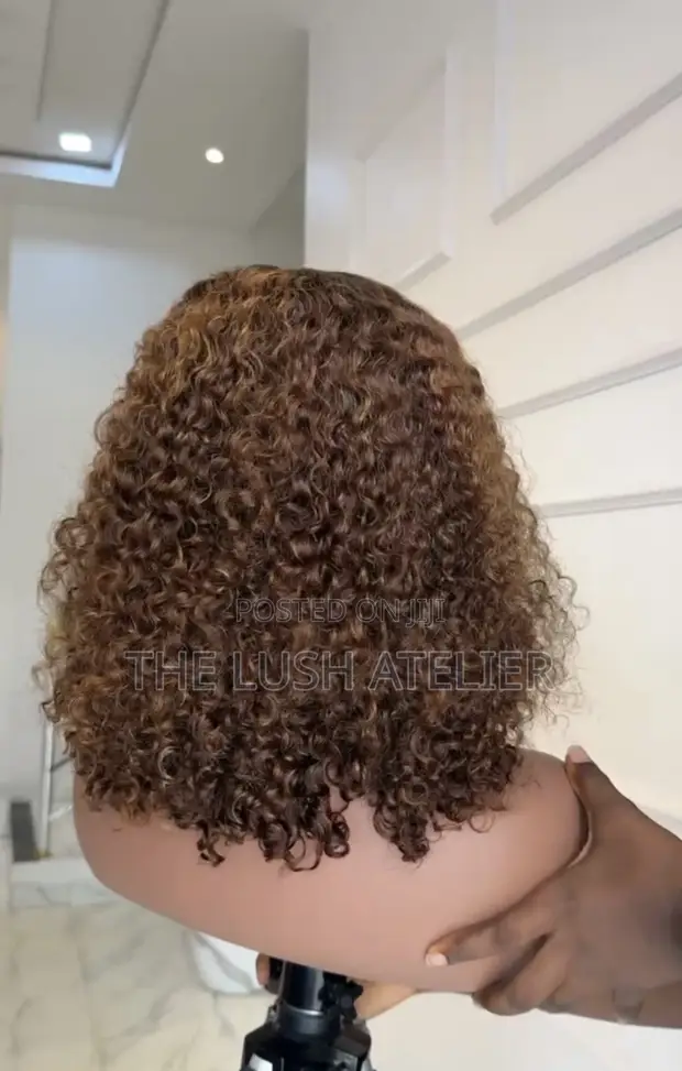 12" SDD 5x5 Piano Pixie Wig - 100% Human Hair - 1