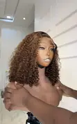 12" SDD 5x5 Piano Pixie Wig - 100% Human Hair - 3