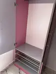 Tufafi Mai Kofofi 2 Da Madubi Da Wurin Sanya Takalmi - 4