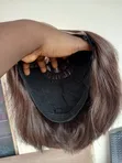 8" Brown Wig | 6x6 Closure | Handmade - 5