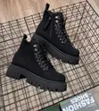 New Derby Lace-Up Platform Combat Boots - 2
