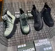 New Derby Lace-Up Platform Combat Boots - 3