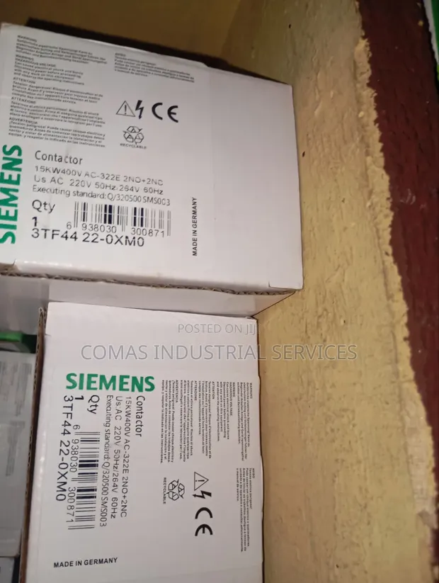 Siemens 3TF44 Contactor - 1