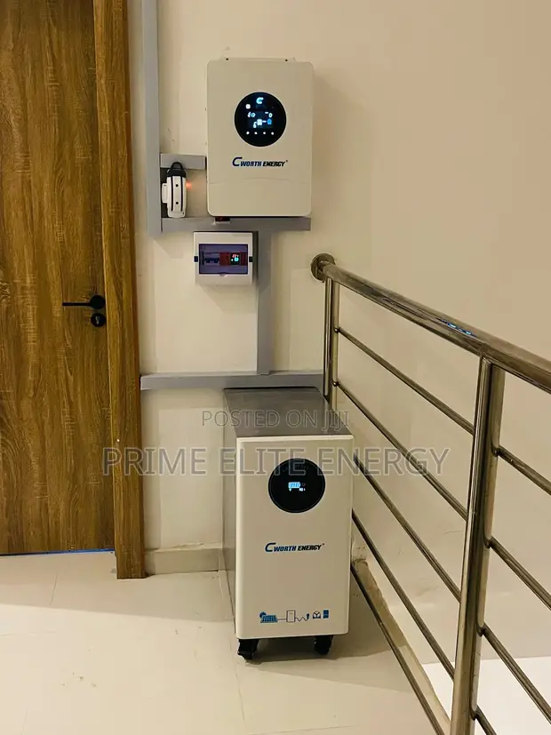 Cworth 6kva Hybrid Inverter & 15kwh Lithium Battery (No Panels) - 1