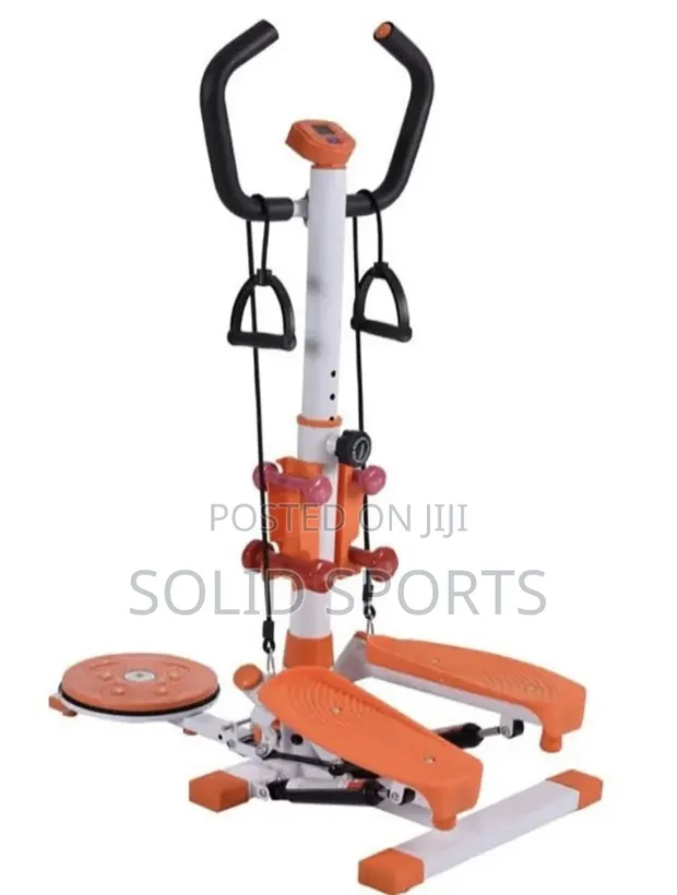 Brand New Original Standing Stepper with Twister and Dumbbells - 1