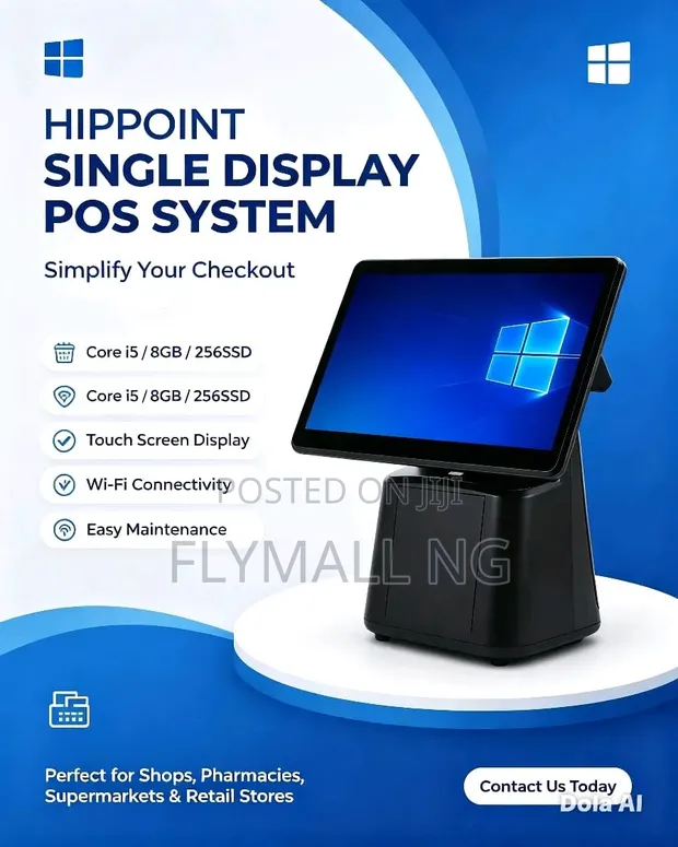 Hippoint Single Display POS Terminal (Windows) - 1