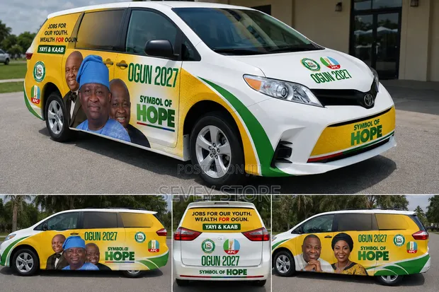 Toyota Sienna Bus Branding Services - 1