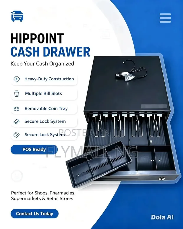 Hippoint Electronic Cash Drawer - 1