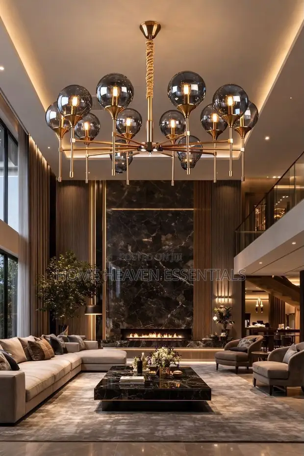 Modern LED Living Room Chandelier - 1