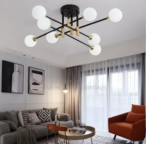 Nordic Modern LED Glass Ball Chandelier