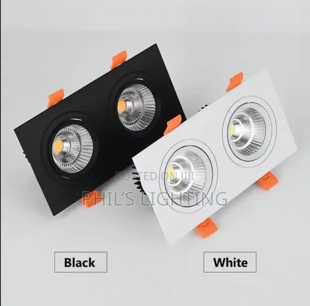 Epistar Chip Double Head Dimmable LED Downlights - 1