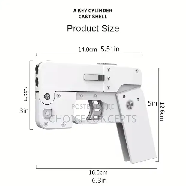 Mobile Phone Shape Folding Soft Bullet Gun Toy - 1