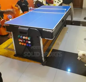 7 Ft 4-in-1 Snooker, Tennis, Air Hockey & Dining Table