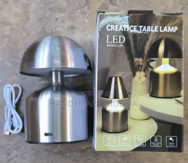 Cordless Mushroom LED Table Lamp - 1