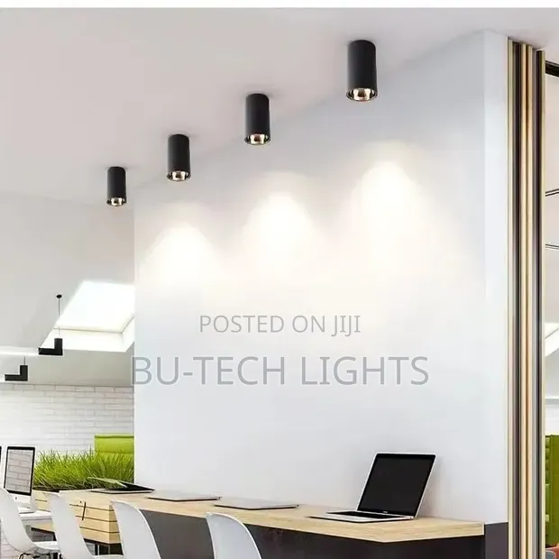Surface-Mounted Cylindrical Spotlights - 1