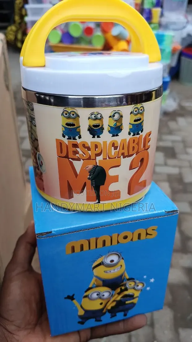Despicable Me 2 Insulated Food Flask - Brand New - 1