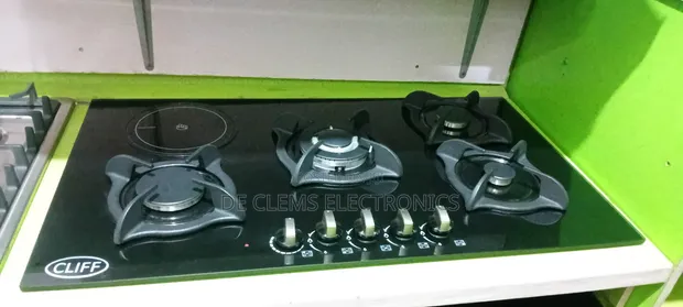 Cliff 5-Burner Gas & Electric Hob - 1