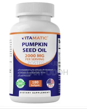 Vitamatic Pumpkin Seed Oil 2000mg Softgels - 180 Count