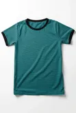 Ladies Basic Top - Green Silk - 1