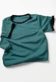 Ladies Basic Top - Green Silk - 2