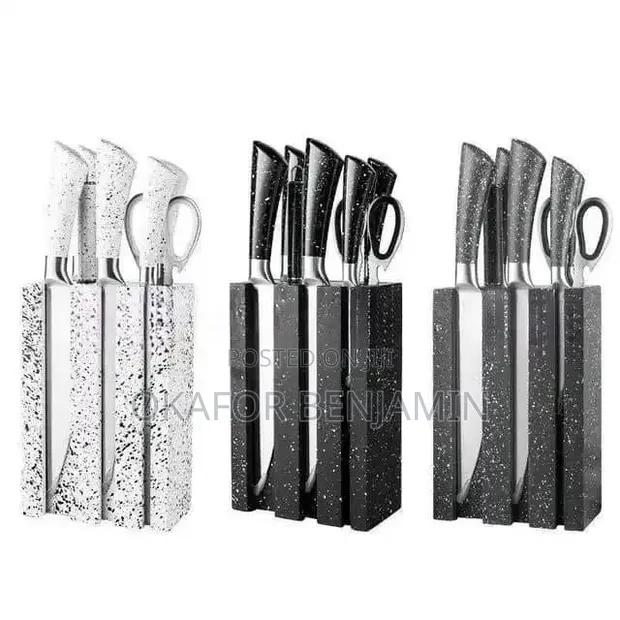 High Quality Stainless Steel Marble Knife Set - 1