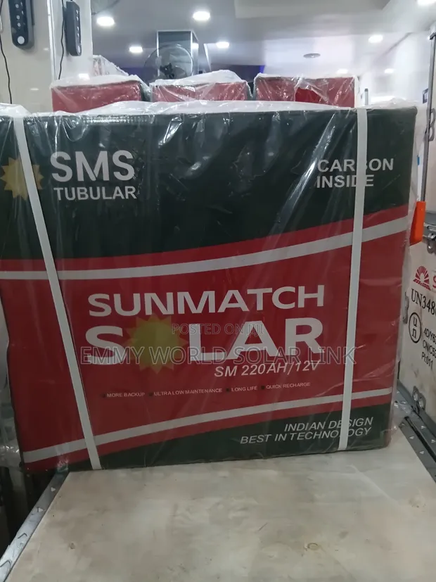 SMS Solar Battery 220Ah - 1