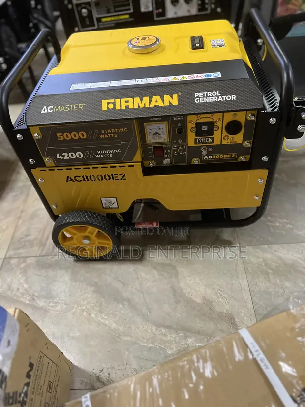 Firman AC Master 5KVA Jan Generator Mai Amfani Da Fetur - 1