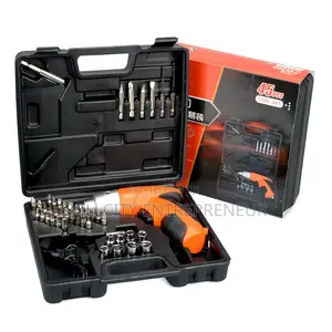 GE Rechargeable Cordless Screwdriver - 45 Pcs Set