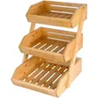 3-Tier Bamboo Fruit & Vegetable Storage Kitchen Rack - 2
