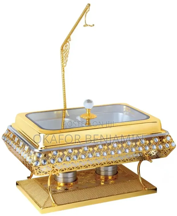 9L Luxury Gold Hanging Chafing Dish - 1