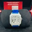 Cartier Skin Leather Stoned Watch - 1