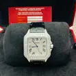 Cartier Skin Leather Stoned Watch - 2