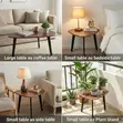 Nesting Coffee Table Set - Organic Triangular - 2