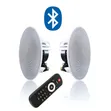 2-in-1 Frameless Bluetooth Ceiling Speakers (80W) - 2