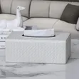 Akwatin Tissue Na Fata Mai Kyau Tare Da Logo Na Musamman - 2