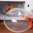 Babban Murfin Abinci Mai Inganci don Microwave Tare da Hannun Rike - 2