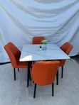 4 Seater Marble Dining Set - 2