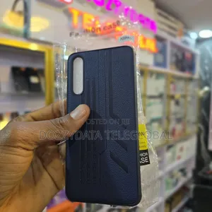 Huawei P20 Pro Dark Blue Textured Leather Case