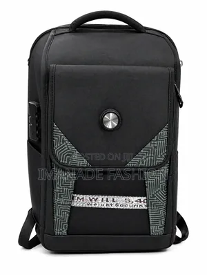 XRRUI Laptop Backpack - Black