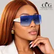 Mata masu Girar-ido Square Frameless Marine - 1