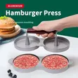 Babban Ingancin Burger Press Biyu Mai Yin Hamburger - 1
