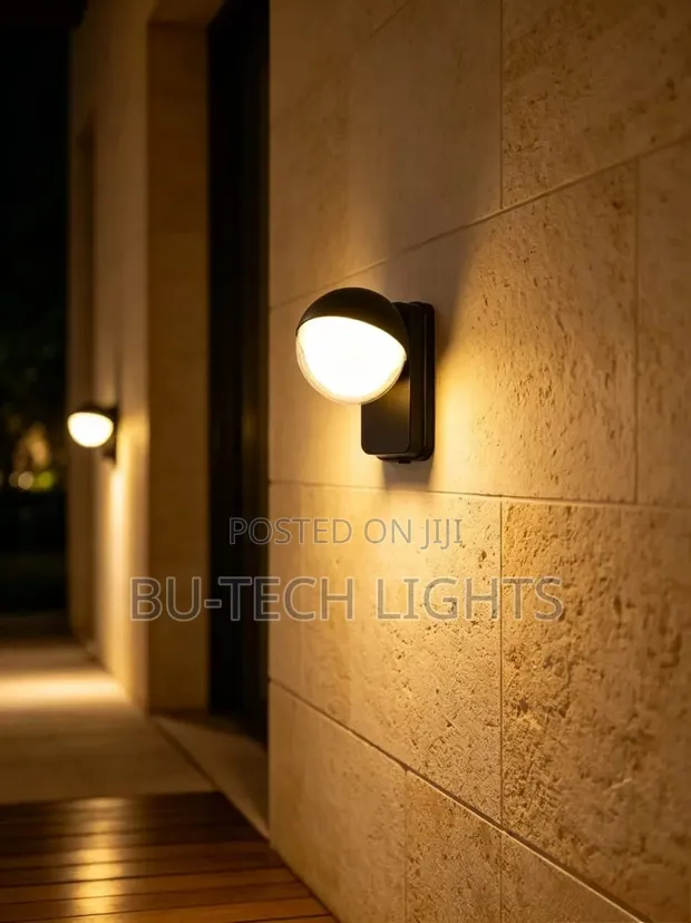 Semi-Globe Outdoor Wall Lamp - 1