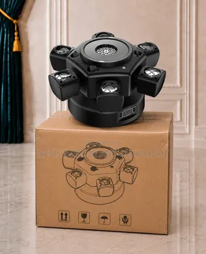 4-Arm Moving Head + Laser Effect Stage Light