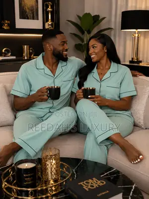 Blissful Pink Couple's Lounge Set