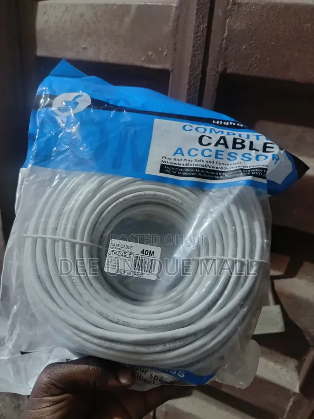 Igbe 40m Farar Cat6 UTP Ethernet LAN - 1