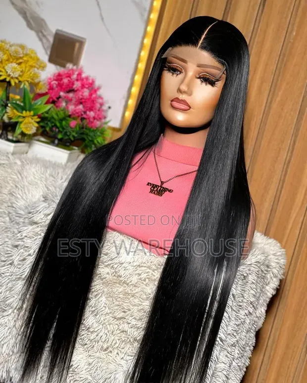 Essie Wigs 100% Gashin Mutum - 1