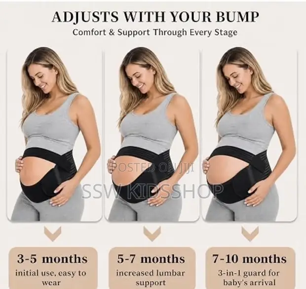 Adjustable Maternity Belly & Back Support Band - 1