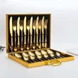 24pcs Gold Box Cutlery Set - 1
