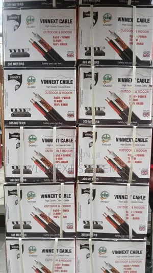 305 Meters RG59+Power Cable (100% Braid)