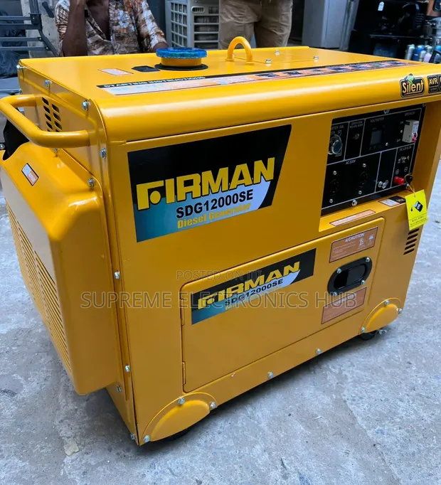 New Firman 10kva SDG12000SE Diesel Soundproof Generator - 1